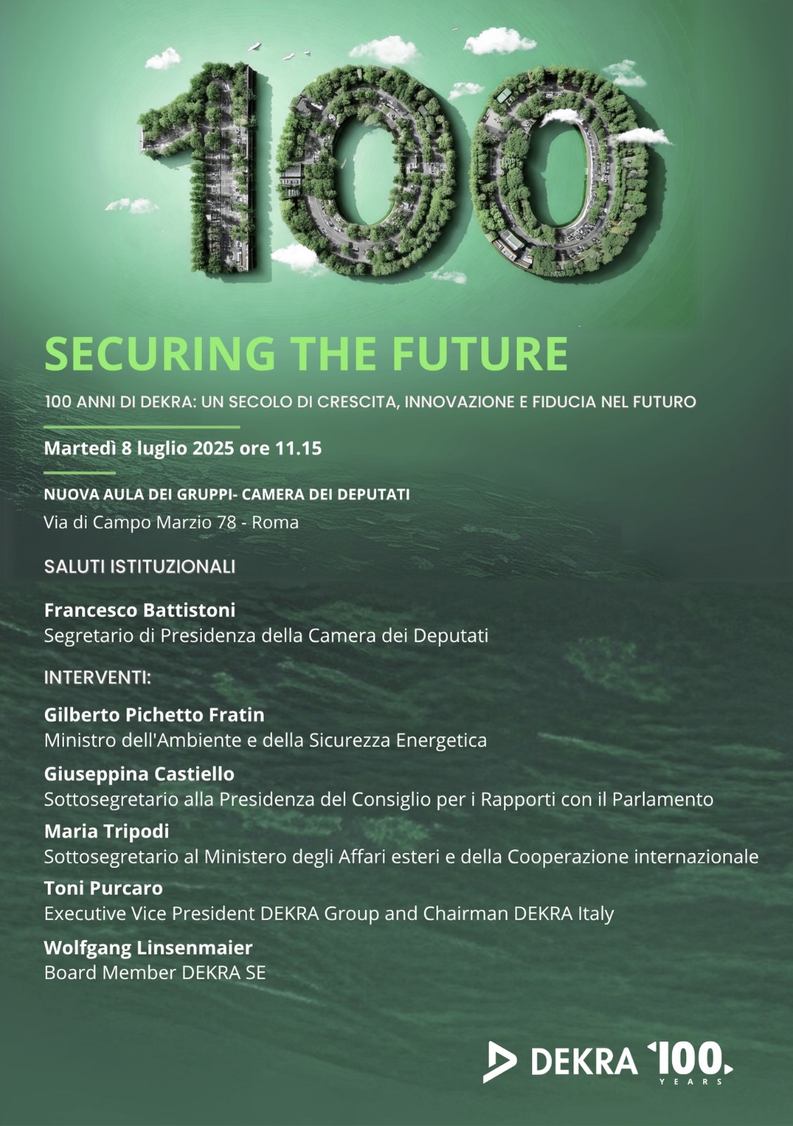 Securing the future. 100 anni di DEKRA: un secolo di crescita, innovazione e fiducia nel futuro